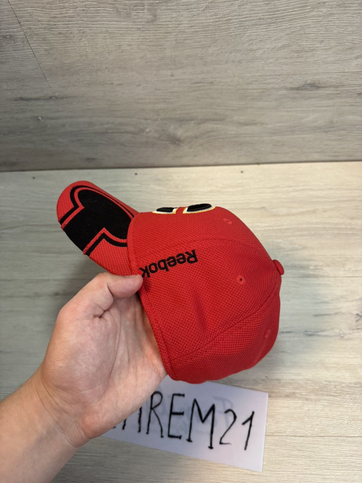 Reebok Calgary Flames reebok cap Size ONE SIZE - 4 Thumbnail