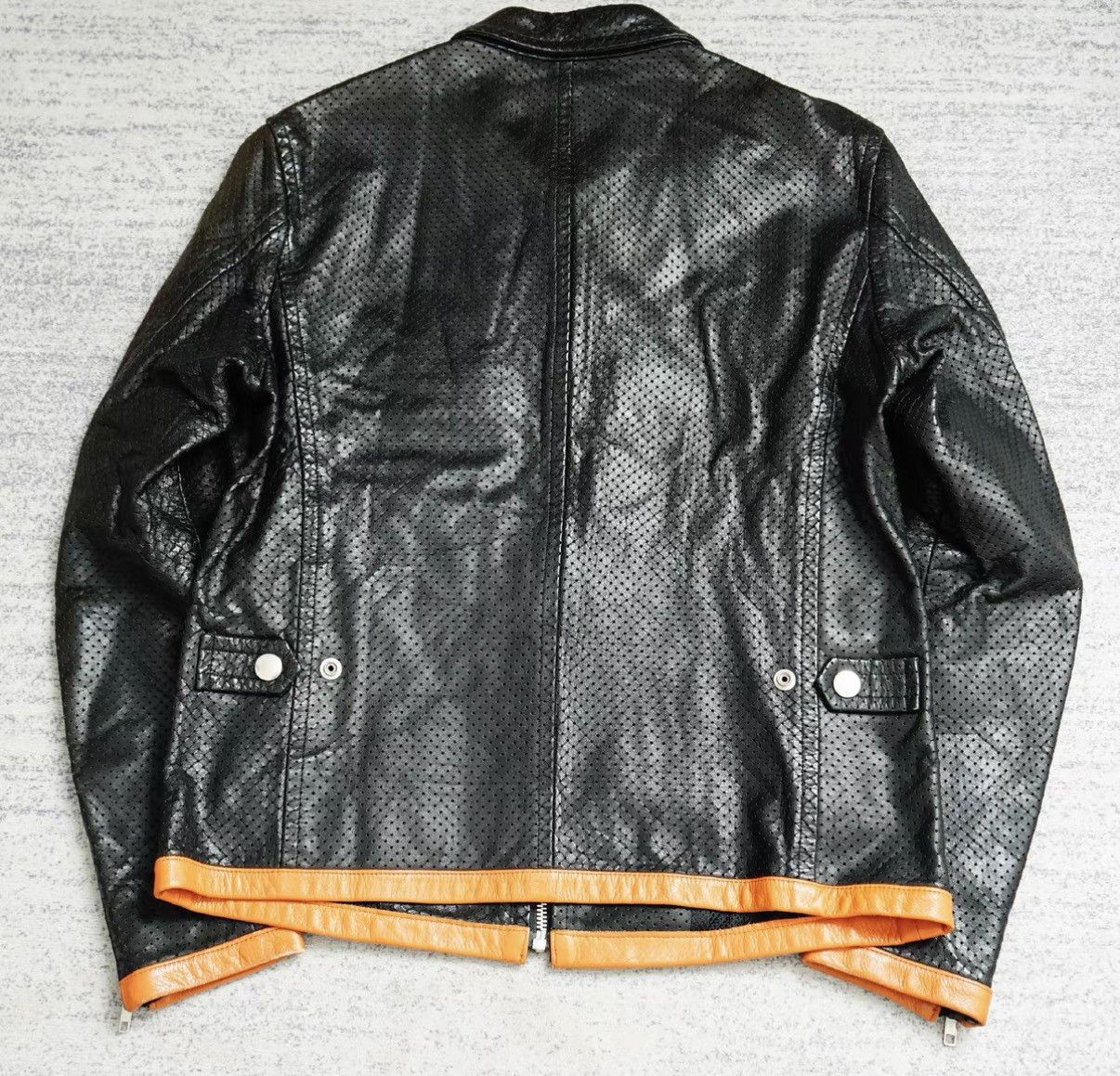 Comme des Garcons Comme des Garçons (CDG) Archive Cleanfit Mesh Leather Jacket Size US M / EU 48-50 / 2 - 6 Thumbnail