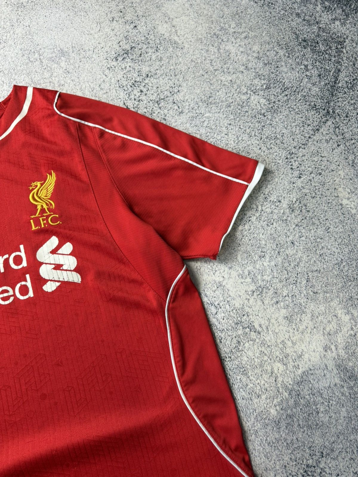 Vintage LIVERPOOL 2014 FOOTBALL SHIRT JERSEY HOME WARRIOR ORIGINAL Size US L / EU 52-54 / 3 - 13 Thumbnail