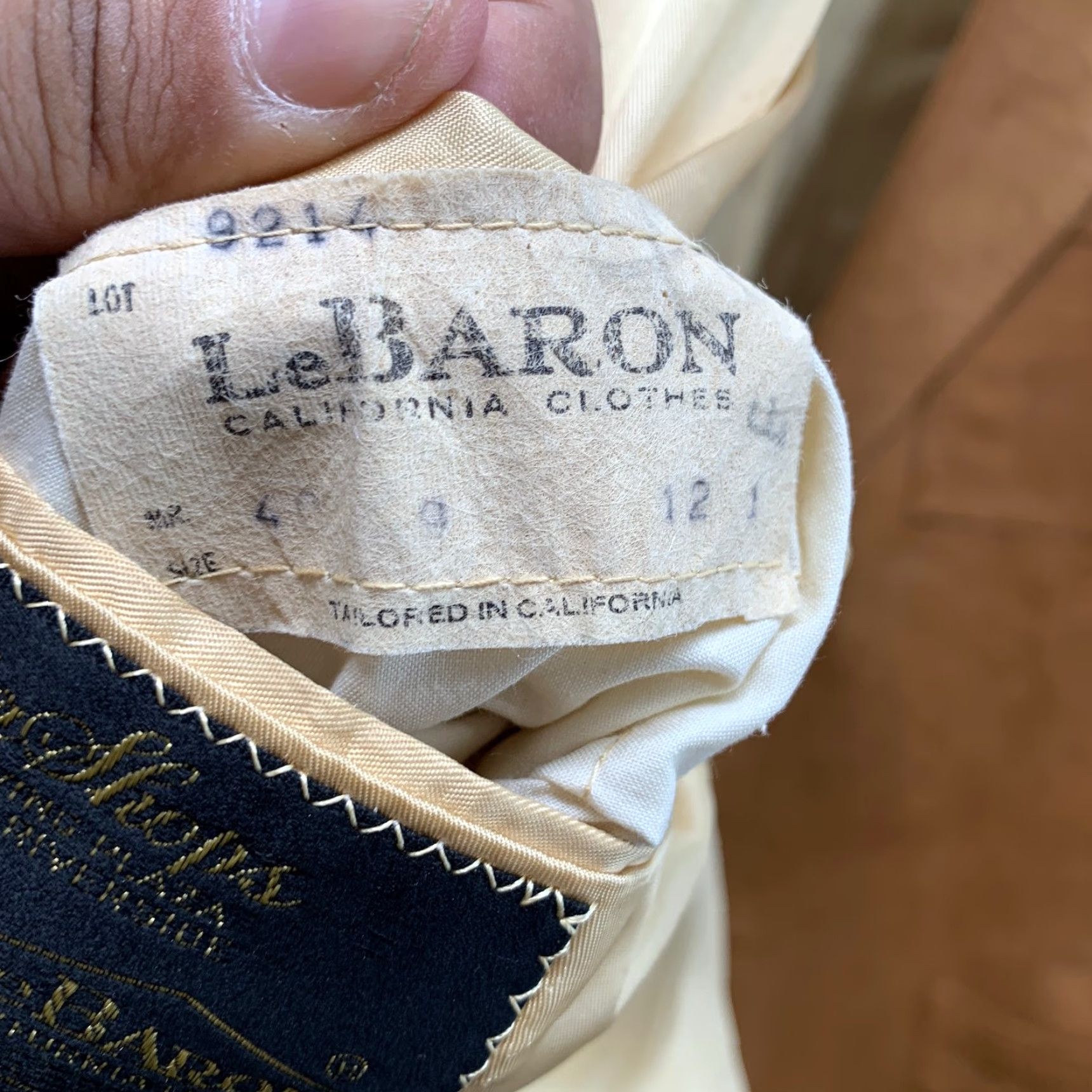Vintage VINTAGE Lebaron Blazer Shirt Mens 40 Brown Suede Western 60s Jacket Notch Two-Button Single-Breasted Size 40R - 5 Thumbnail
