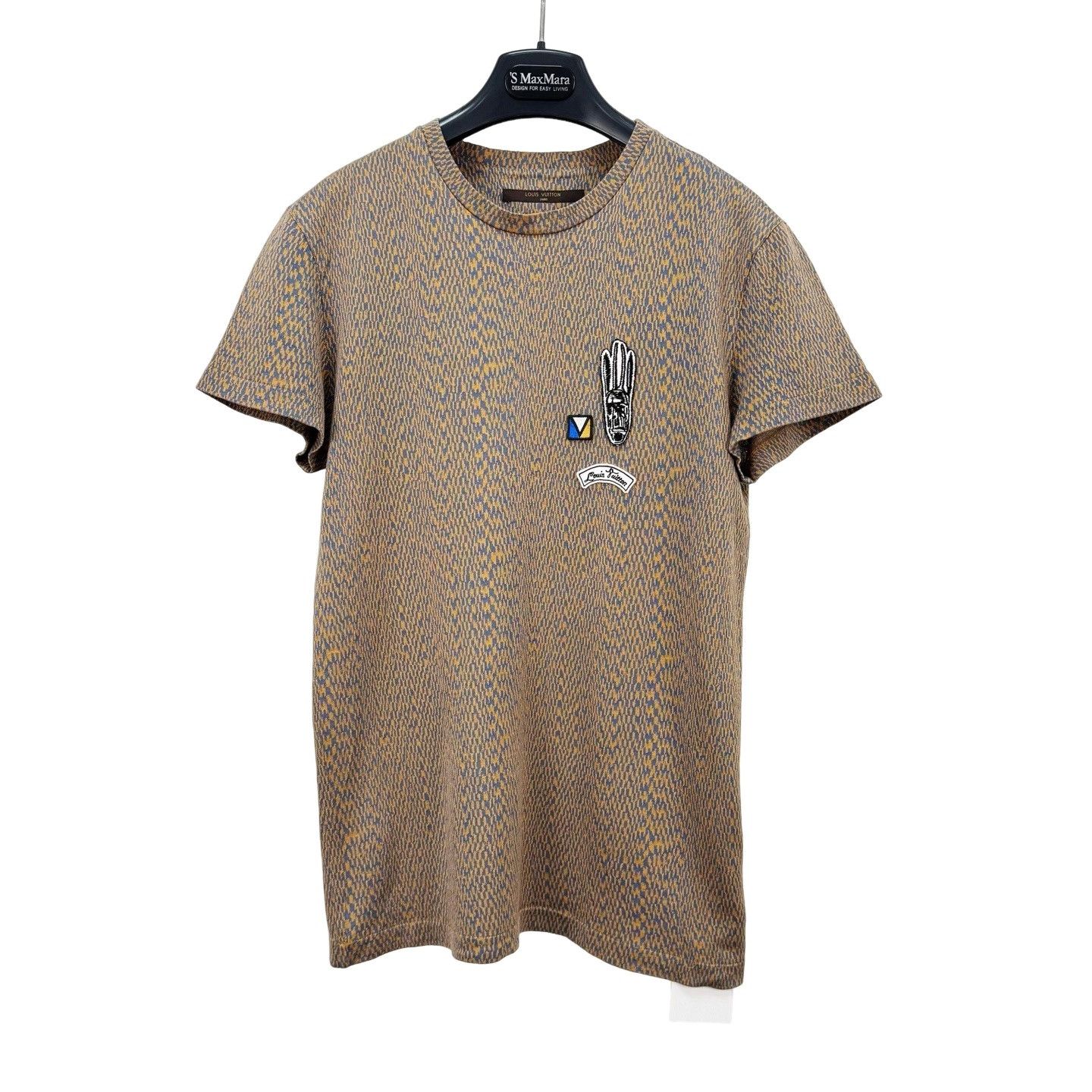 Louis Vuitton Louis Vuitton Embroidered Patch T-Shirt XXS Size US XXS / EU 40 - 1 Thumbnail
