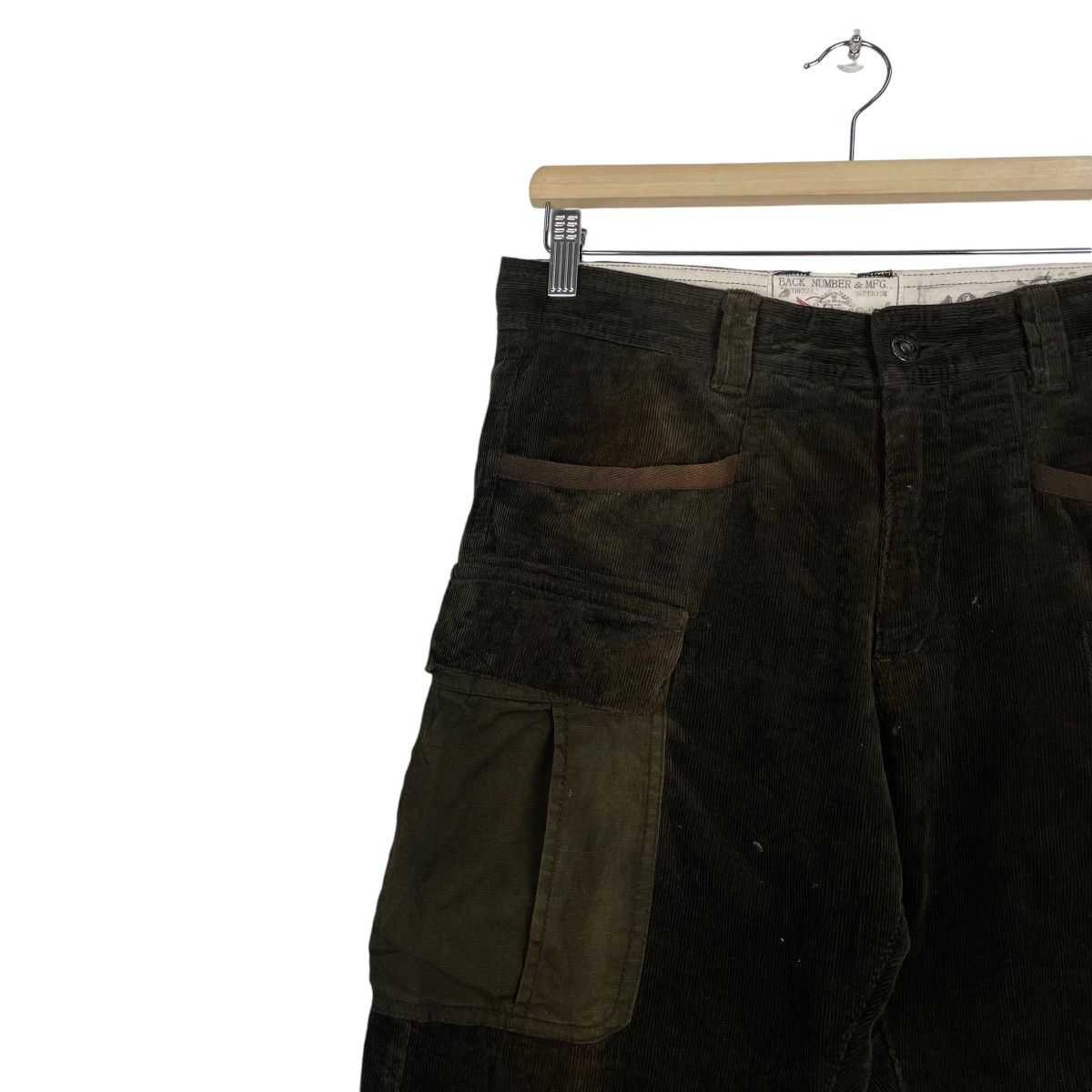 Beauty Beast × Hysteric Glamour × Japanese Brand 💥BACK NUMBER CORDUROY BONDAGE CARGO PANT Size US 30 / EU 46 - 6 Thumbnail