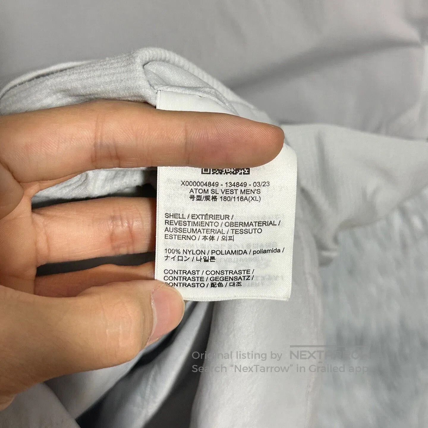 Arc'teryx arcteryx atom sl vest gray xl size. Size US XL / EU 56 / 4 - 7 Thumbnail