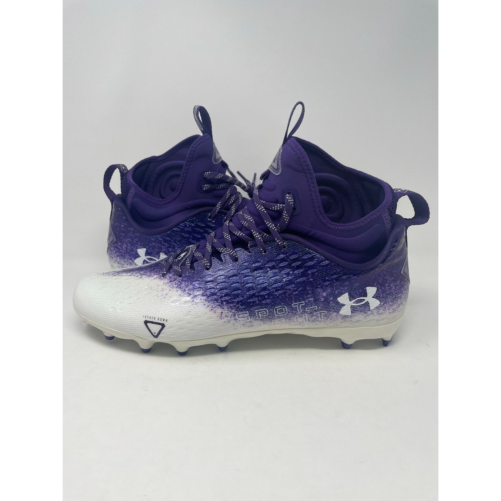 Under Armour Under Armour UA Spotlight Lux Football Cleats Mens Size 13 Size US 13 / EU 46 - 3 Thumbnail