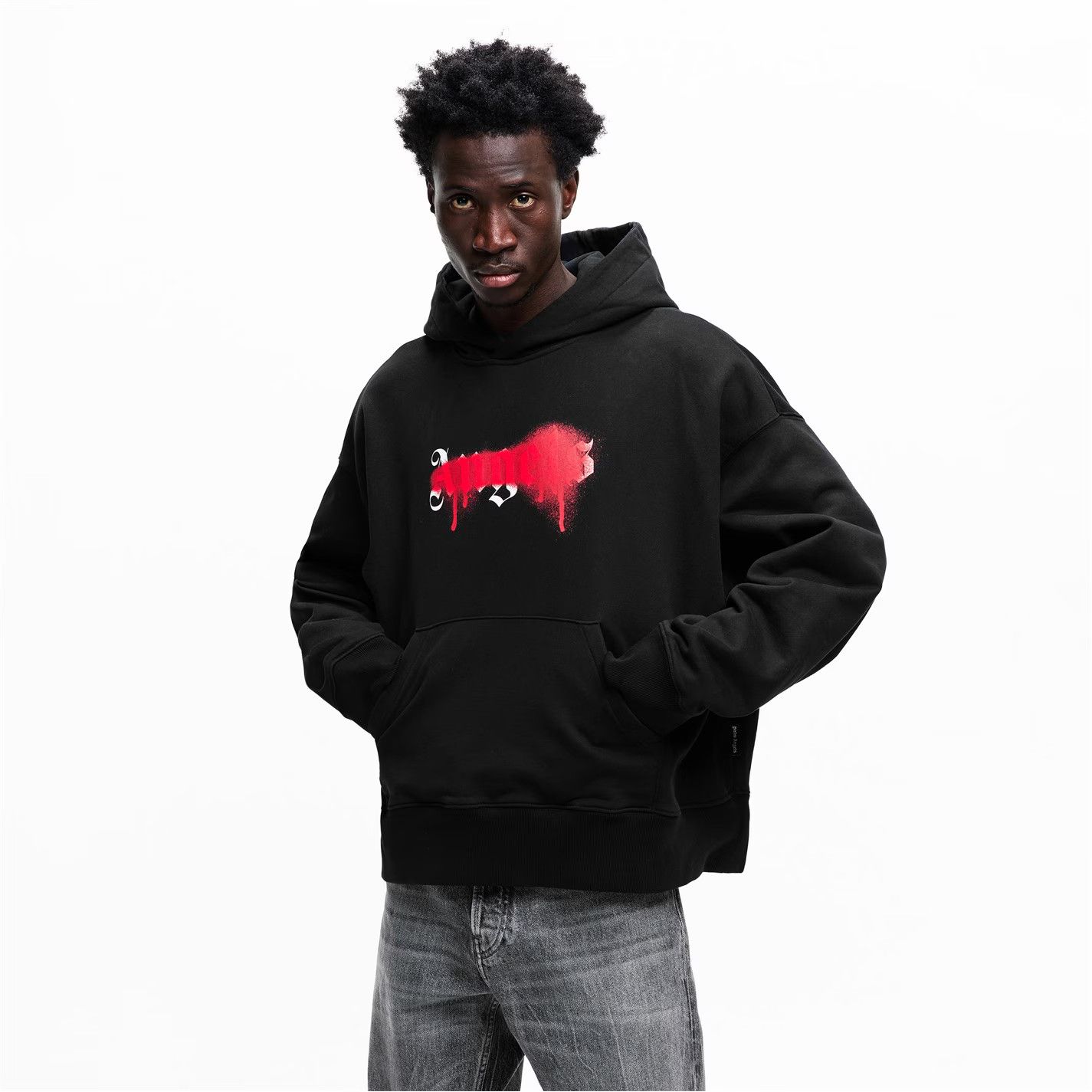 Palm Angels o1g2r1mq0426 Pull Over Hoodie in Black Size US L / EU 52-54 / 3 - 3 Thumbnail
