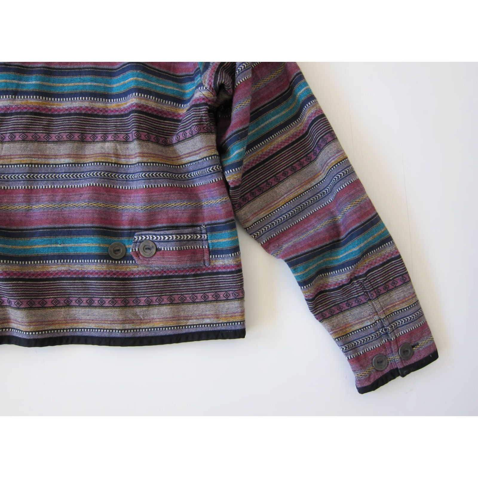 Vintage VINTAGE L.L. Bean Blazer Jacket Womens Stripe Purple Blue 100% Cotton Blazer S Button Blazer Blazer Jacket Blazer? Size S / US 4 / IT 40 - 6 Thumbnail