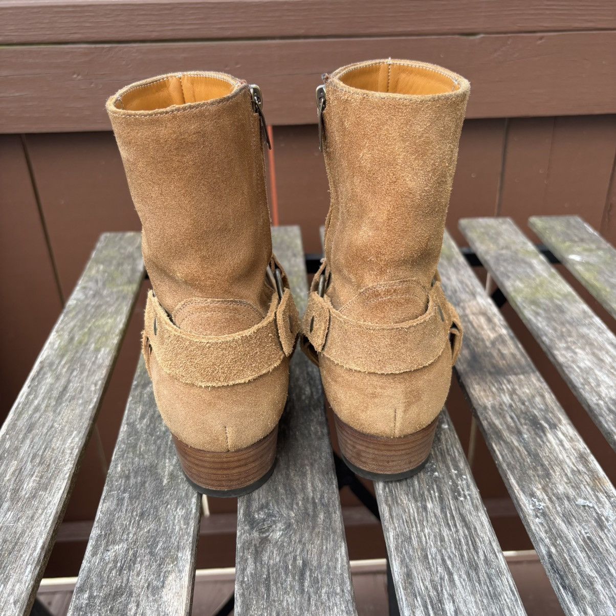 Hedi Slimane Saint Laurent Wyatt harness boots Size US 9 / EU 42 - 6 Thumbnail