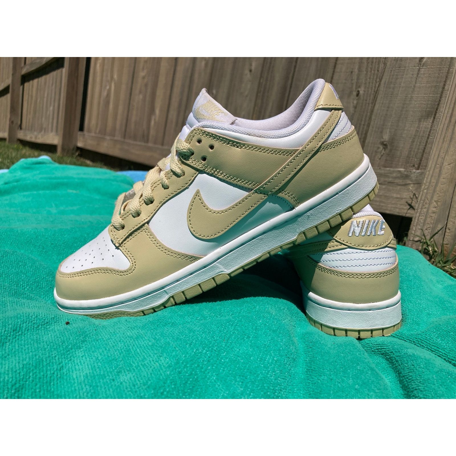 Nike Nike Low Dunk "Team Gold" DV0833-100 Sneakers Like New Size US 8 / EU 41 - 9 Thumbnail