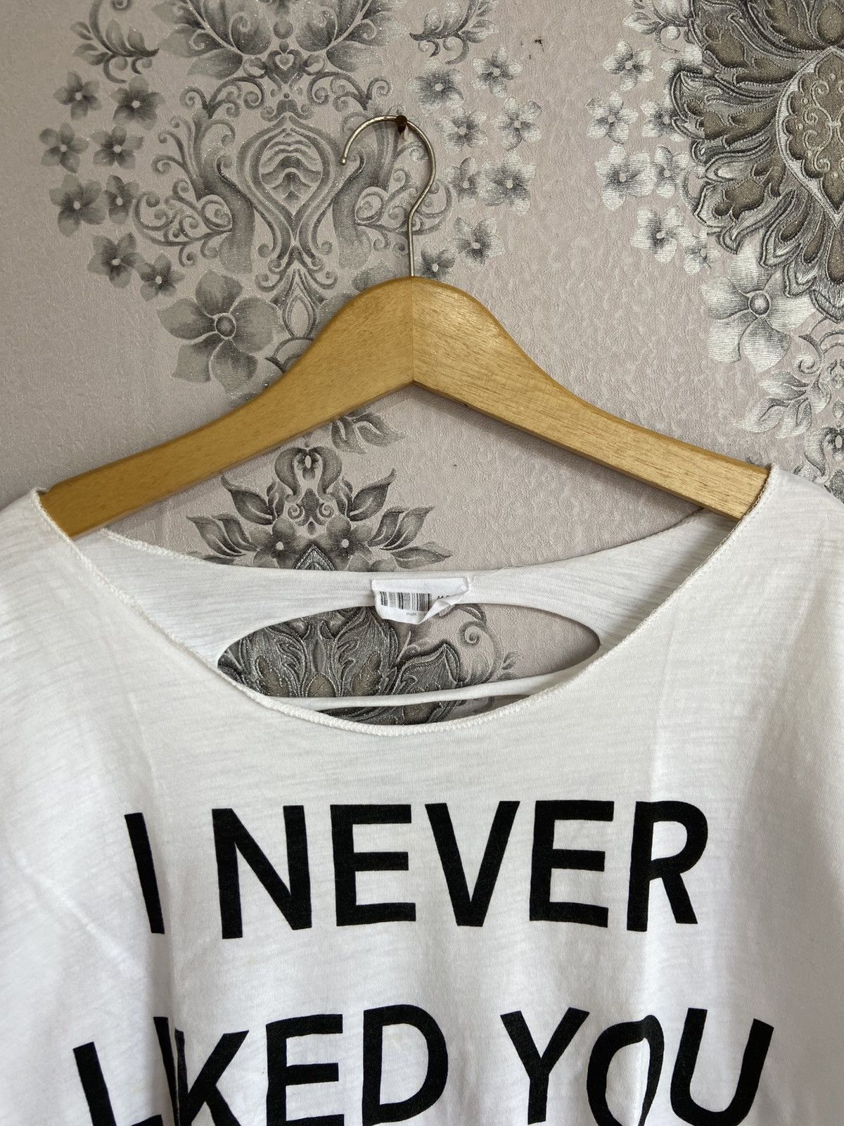 Hysteric Glamour M&T "I Never Liked You Anyway." Poem Thrashed Longsleeve Size L / US 10 / IT 46 - 5 Thumbnail