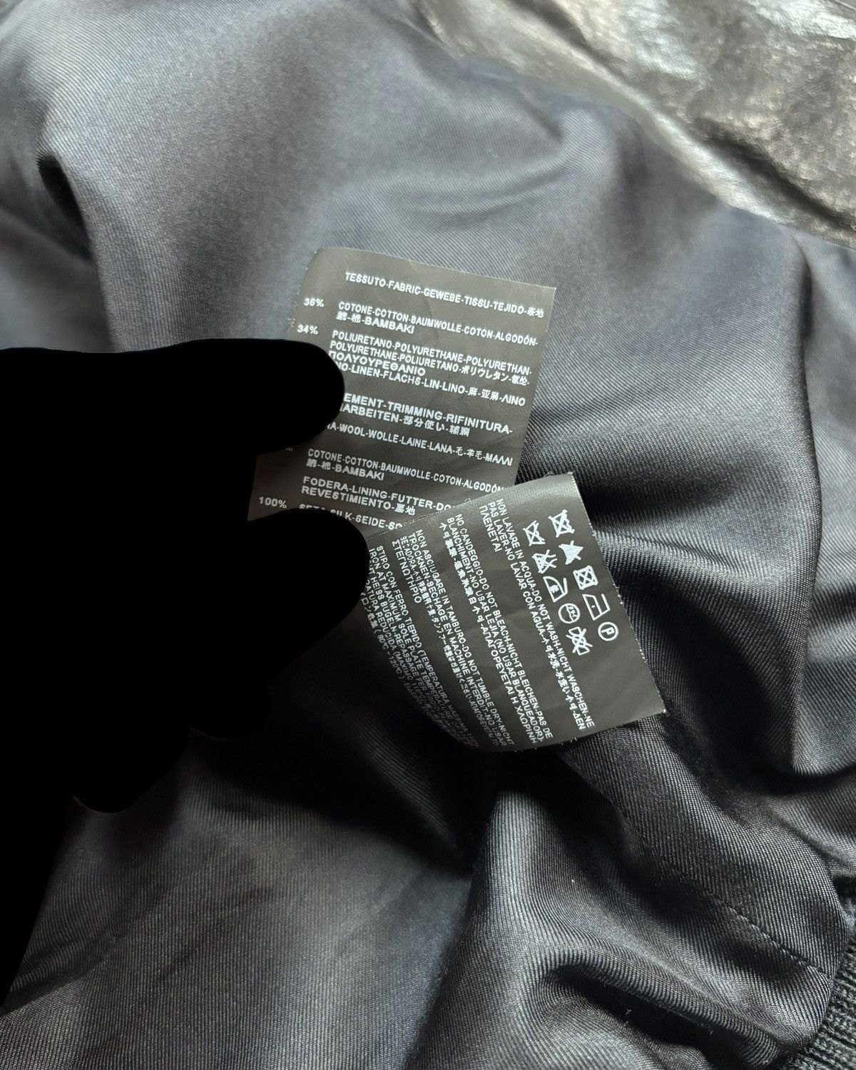 Saint Laurent Paris Saint Laurent Ss14 Waxed Glitter Teddy Bomber Size US M / EU 48-50 / 2 - 9 Thumbnail