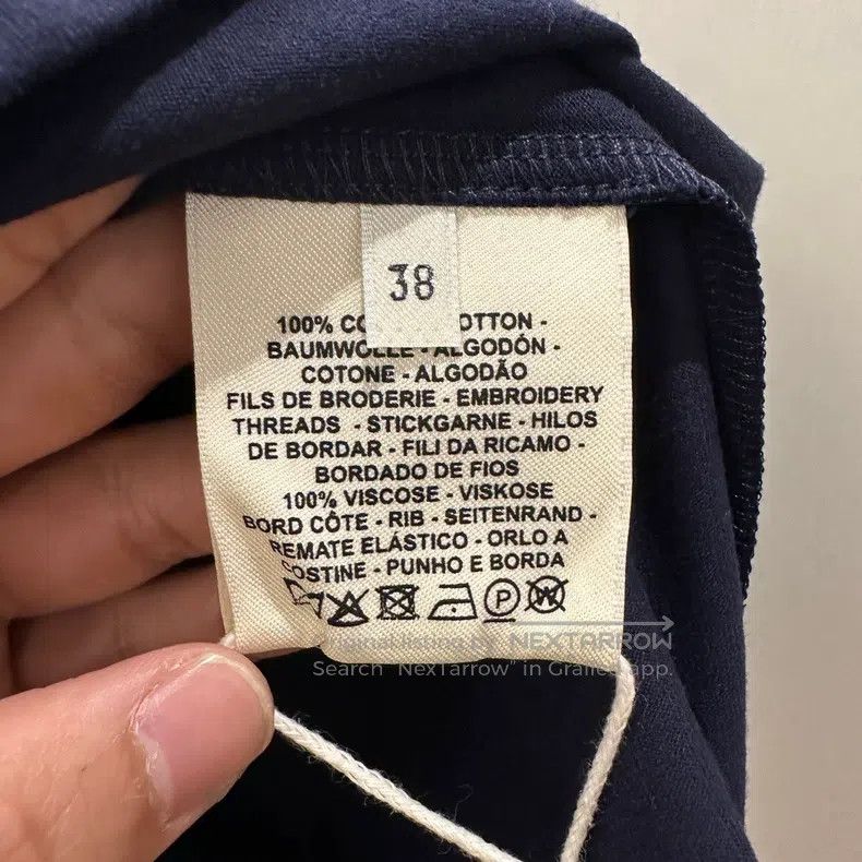 Hermes Hermes Pig Snout Embroidered Cotton Short Sleeve Size XS / US 0-2 / IT 36-38 - 4 Thumbnail