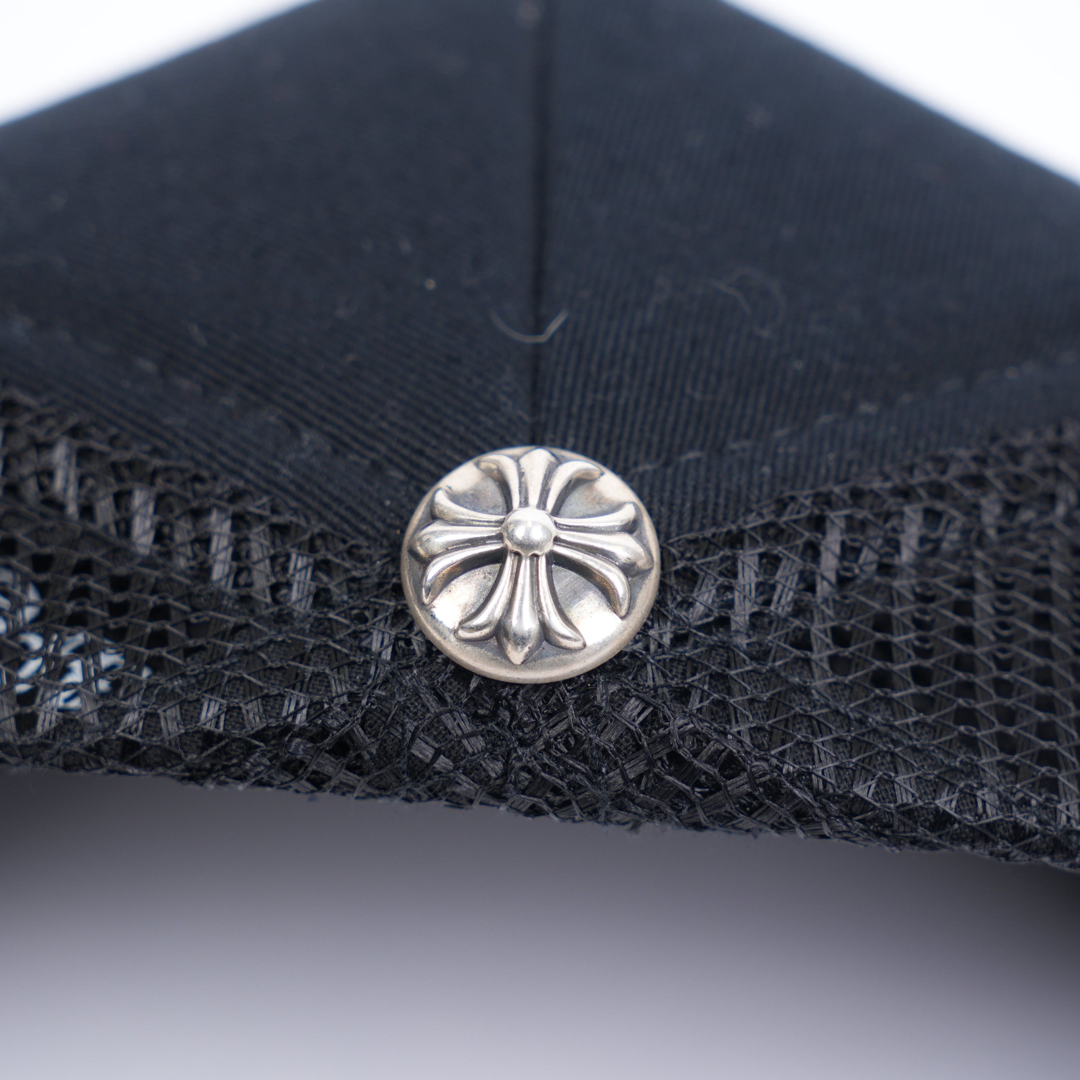 Chrome Hearts BLACK ON BLACK CEMETERY TRIPLE CROSS HAT Size ONE SIZE - 4 Thumbnail