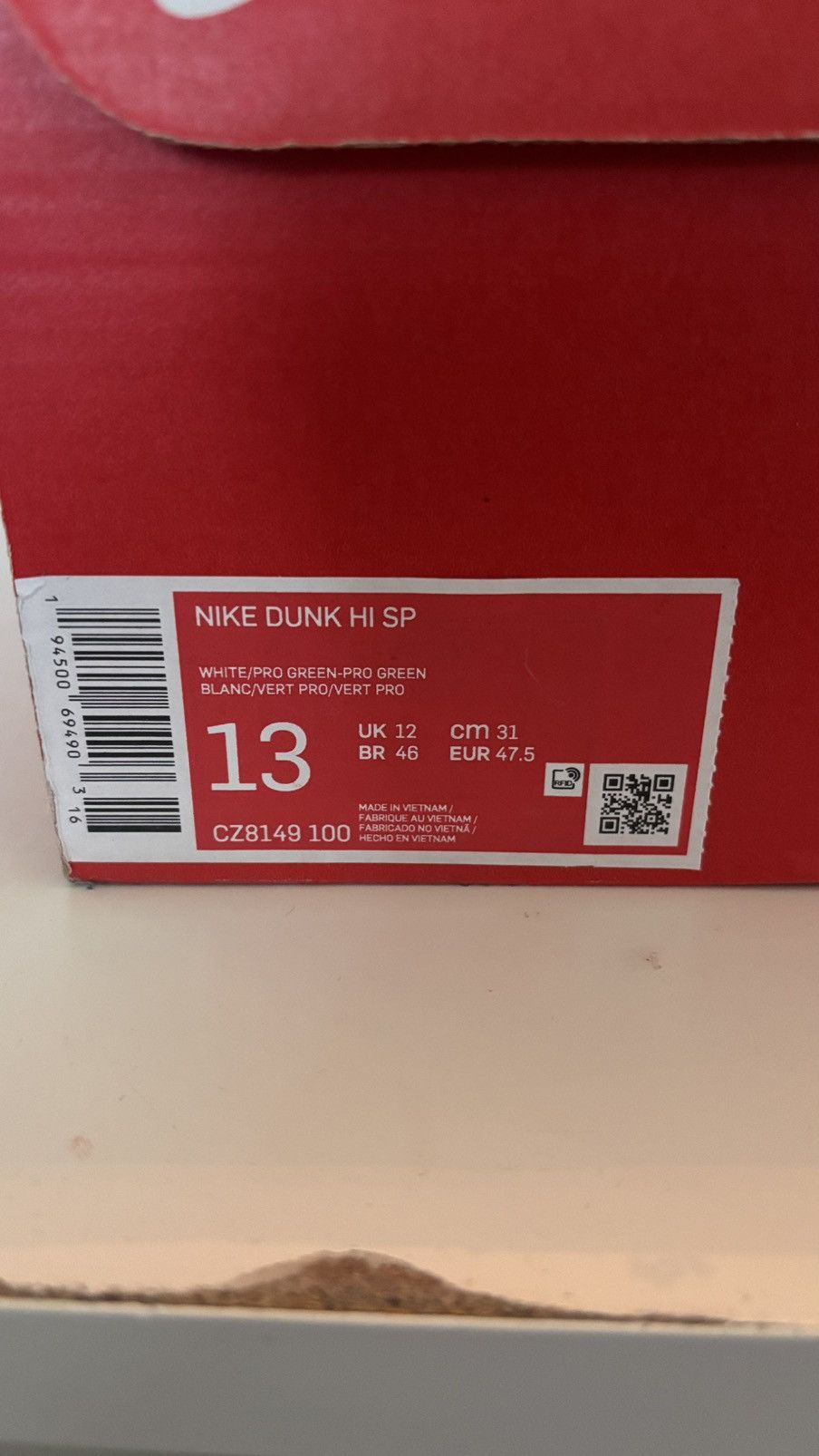 Nike Nike Dunk High Military Green Size US 13 / EU 46 - 6 Thumbnail