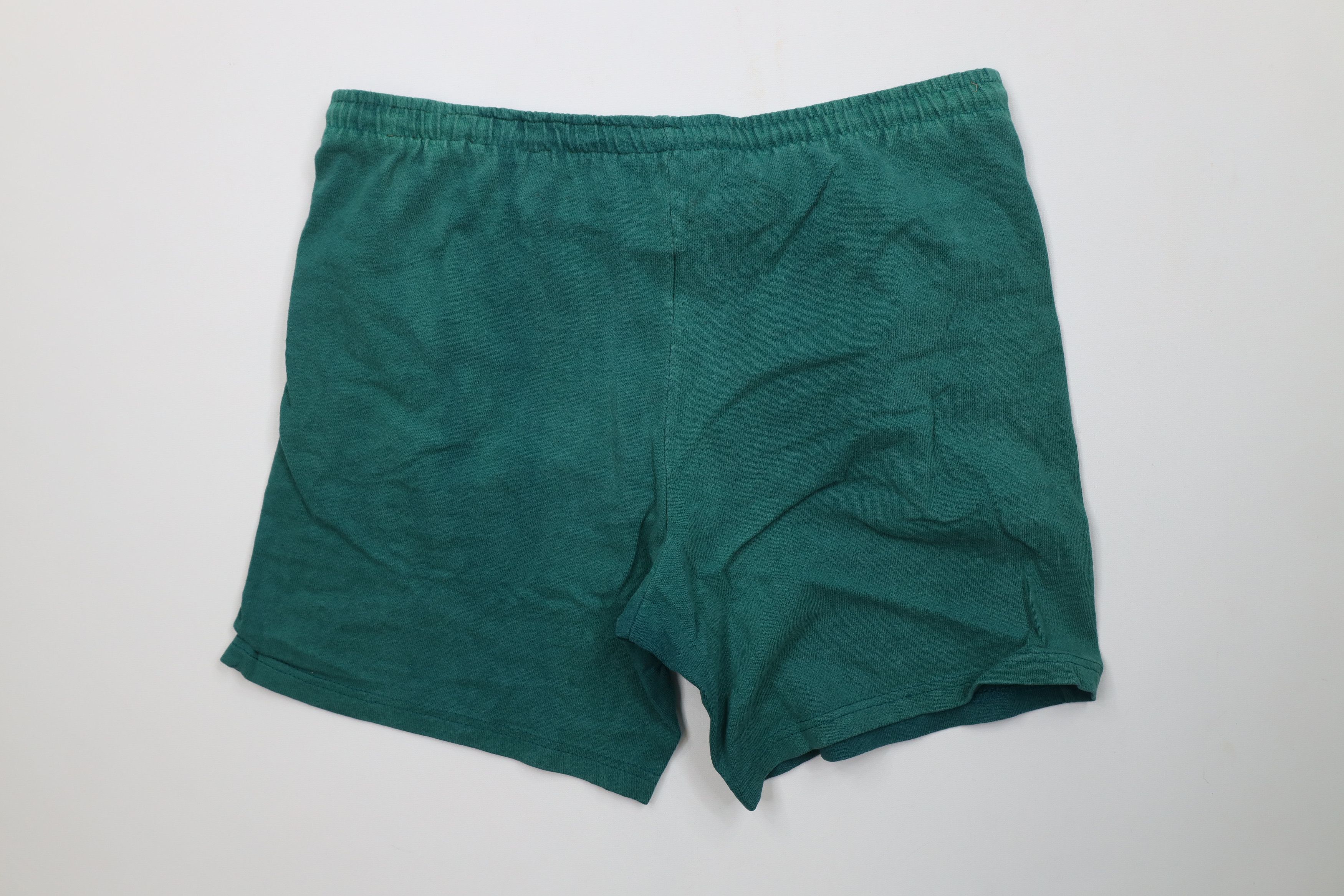 Champion Vintage 90s Champion Above Knee Shorts Green Cotton USA Size US 32 / EU 48 - 10 Thumbnail
