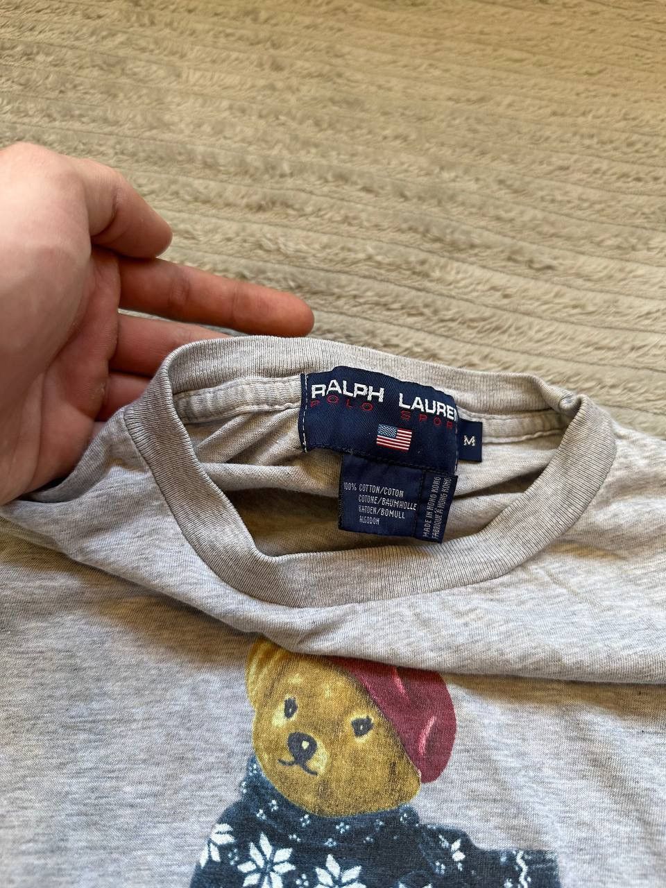 Polo Ralph Lauren × Ralph Lauren × Ralph Lauren Sport VINTAGE 90s Polo Ralph Lauren Skiing Ski Bear Size US M / EU 48-50 / 2 - 2 Thumbnail