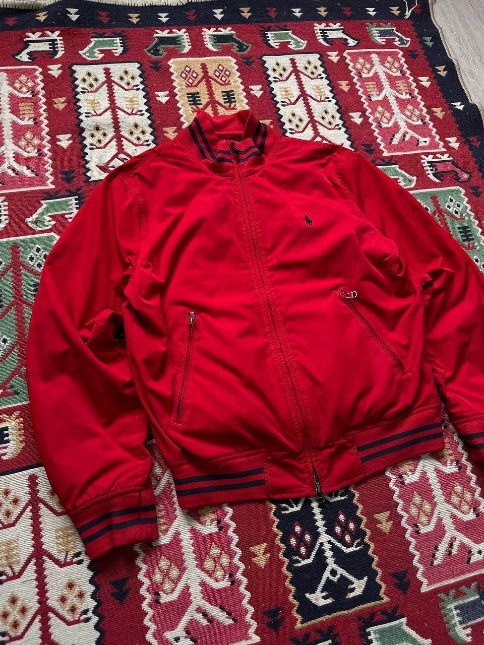 Polo Ralph Lauren Vintage Polo Ralph Lauren Bomber Jacket Size US M / EU 48-50 / 2 - 2 Thumbnail