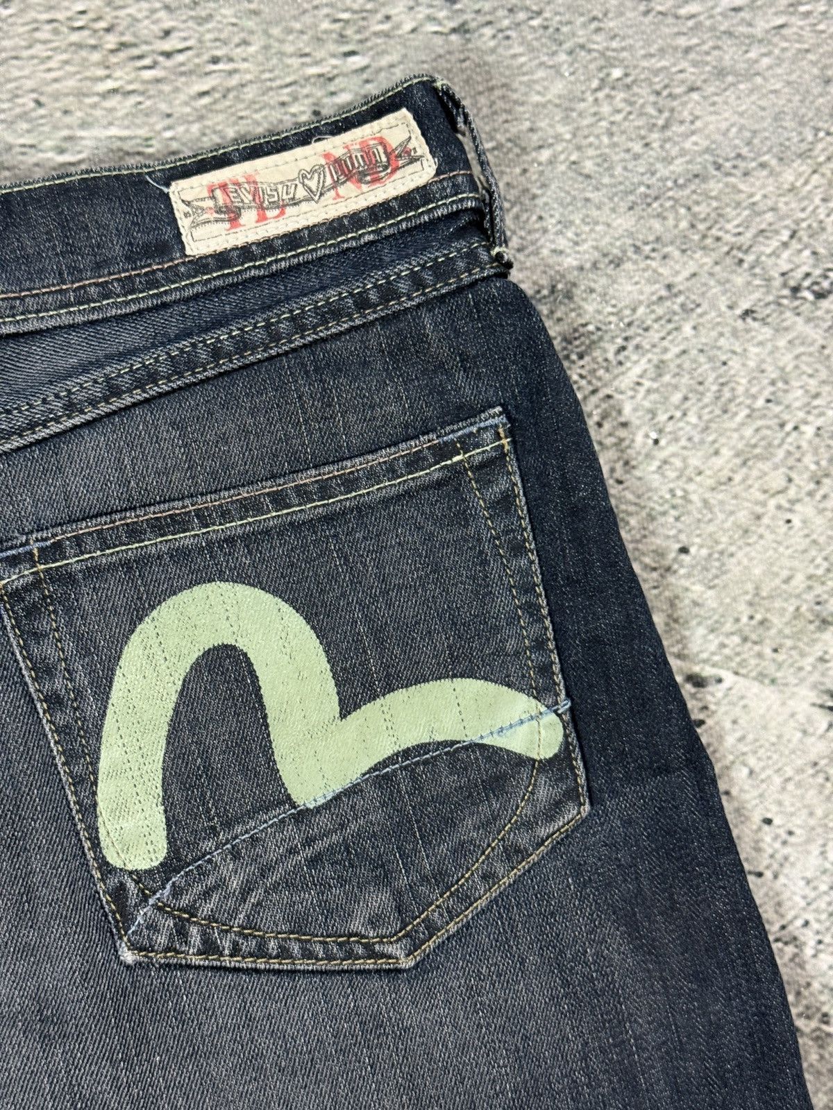 Evisu Evisu x Puma vintage mint skirt black seagulls Y2K Size 27" / US 4 / IT 40 - 3 Thumbnail