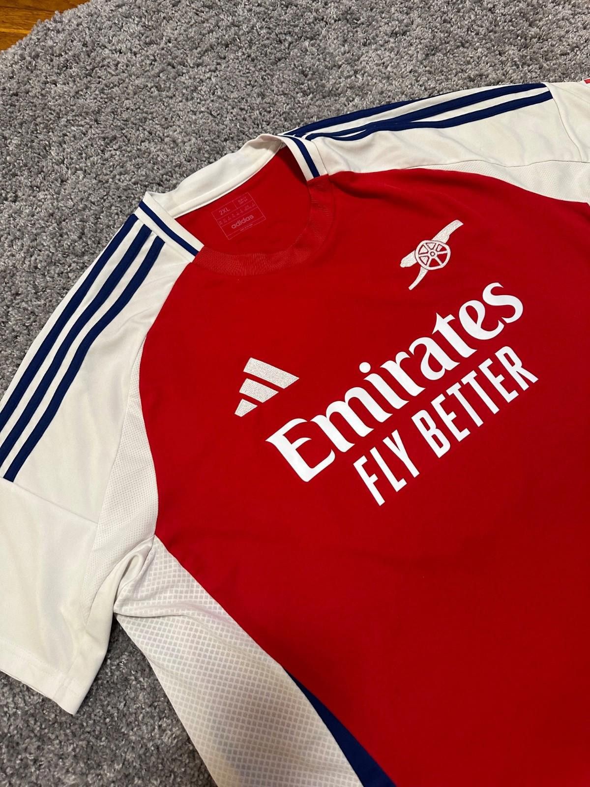 Adidas ODEGAARD Adidas Arsenal 2024/25 Football Shirt Soccer Jersey Size US XXL / EU 58 / 5 - 3 Thumbnail