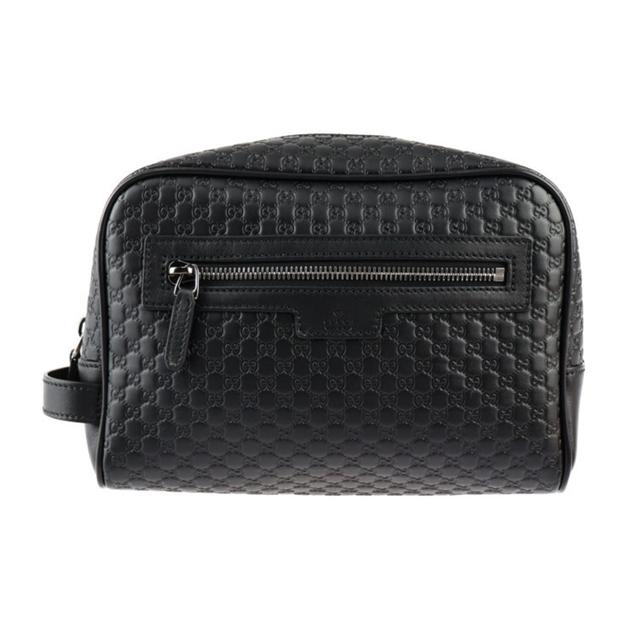 image of Gucci Micro Guccissima Clutch in Black, Women's