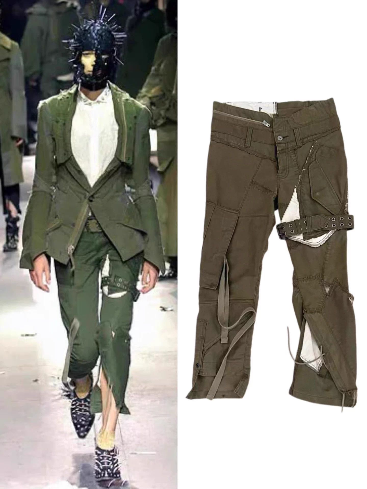 Junya Watanabe Junya Watanabe 06AW Runway Deconstructed Vintage Pants Size US 32 / EU 48 - 1 Thumbnail