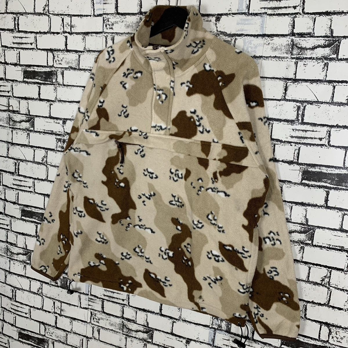 Other Vintage Military Fleece Camouflage Chocolate Chips Jacket Size US L / EU 52-54 / 3 - 2 Thumbnail