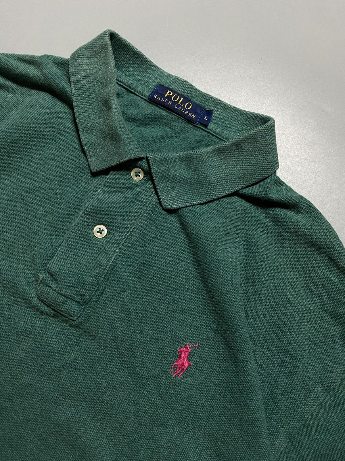 Polo Ralph Lauren Polo Ralph Lauren polos pink rider rare Size US L / EU 52-54 / 3 - 4 Thumbnail