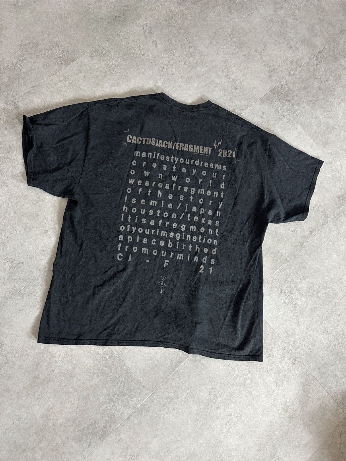 Travis Scott Cactus Jack Fragment T-shirt Size US XL / EU 56 / 4 - 2 Thumbnail