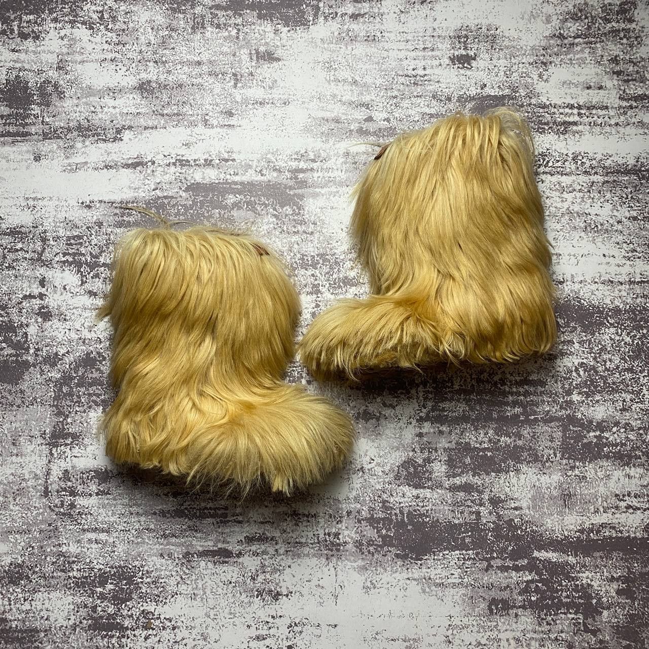 Vintage Rick Owens Moncler Style Ortles Fur Yeti Boots Size US 6.5 / EU 39-40 - 1 Thumbnail