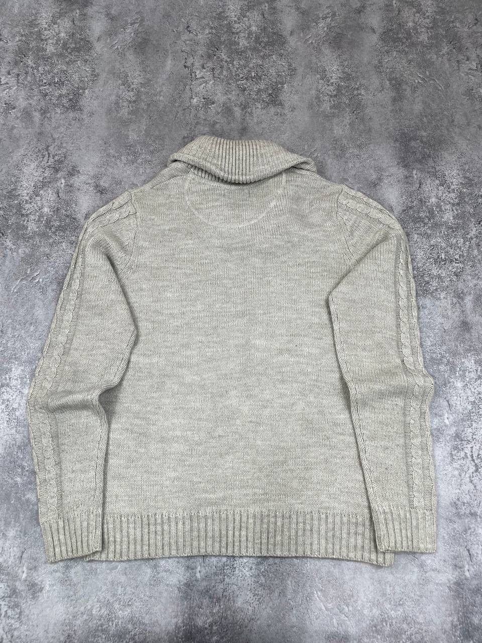 Polo Ralph Lauren Polo Ralph Lauren Men VintageShawl Collar Cable Knit Sweater Size US L / EU 52-54 / 3 - 7 Thumbnail