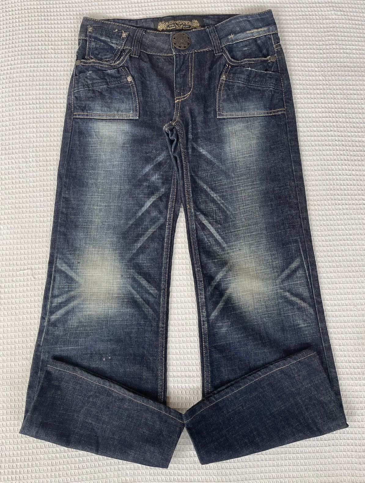 Hysteric Glamour Vintage 90s🔥RED PEPPER🔥Flared Bush Pants Jeans Size US 30 / EU 46 - 3 Thumbnail