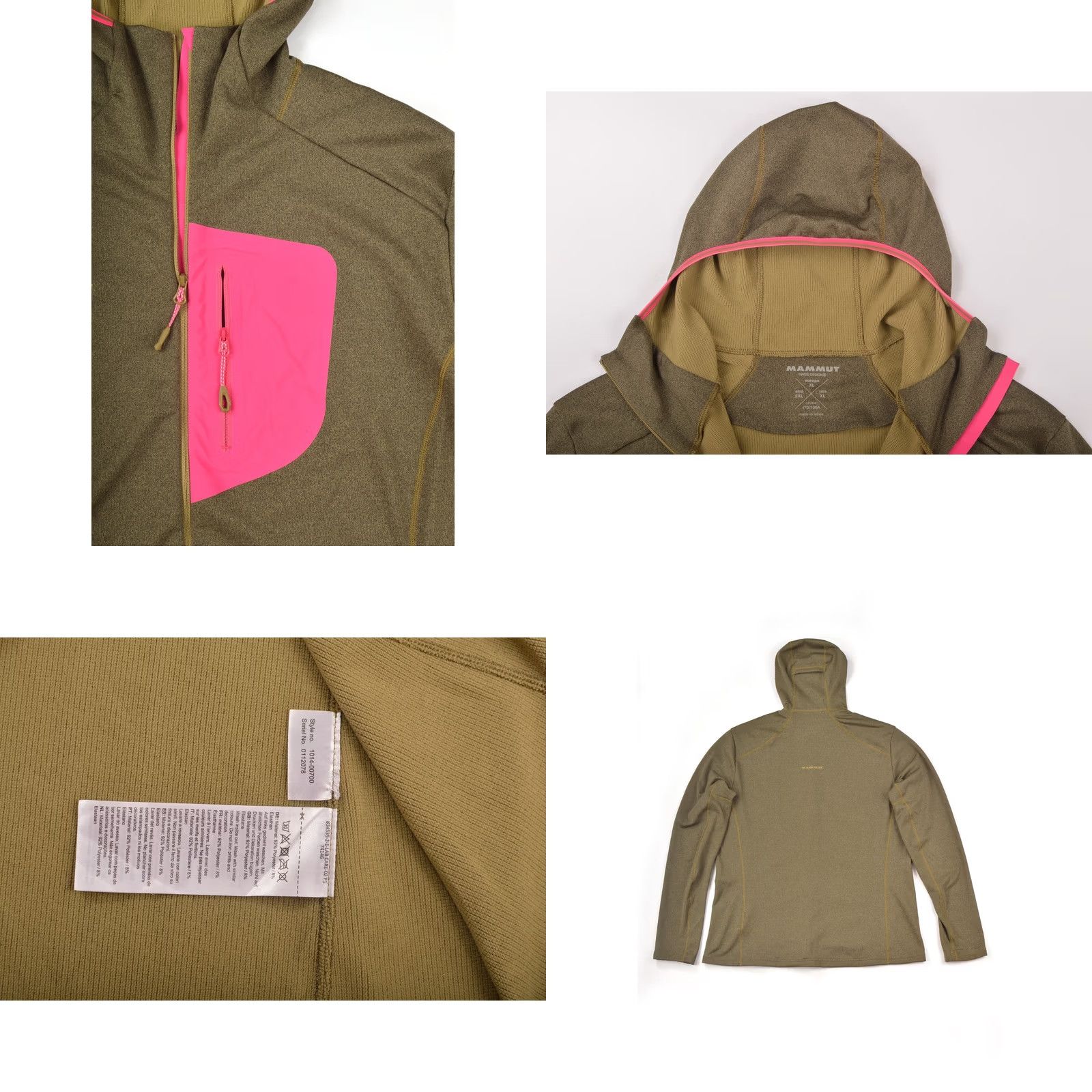 Mammut Mammut Aconcagua Light ML Hooded Jacket Women XL Green 1014-00700 Size XL / US 12-14 / IT 48-50 - 8 Thumbnail