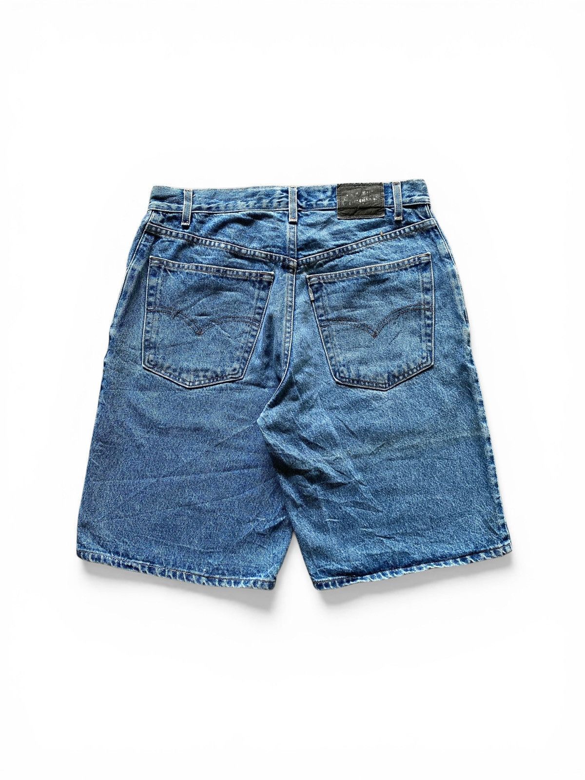 Levi's Vintage 1990’s Levis Silvertab Loose Jorts Blue Pants Size US 33 - 6 Thumbnail