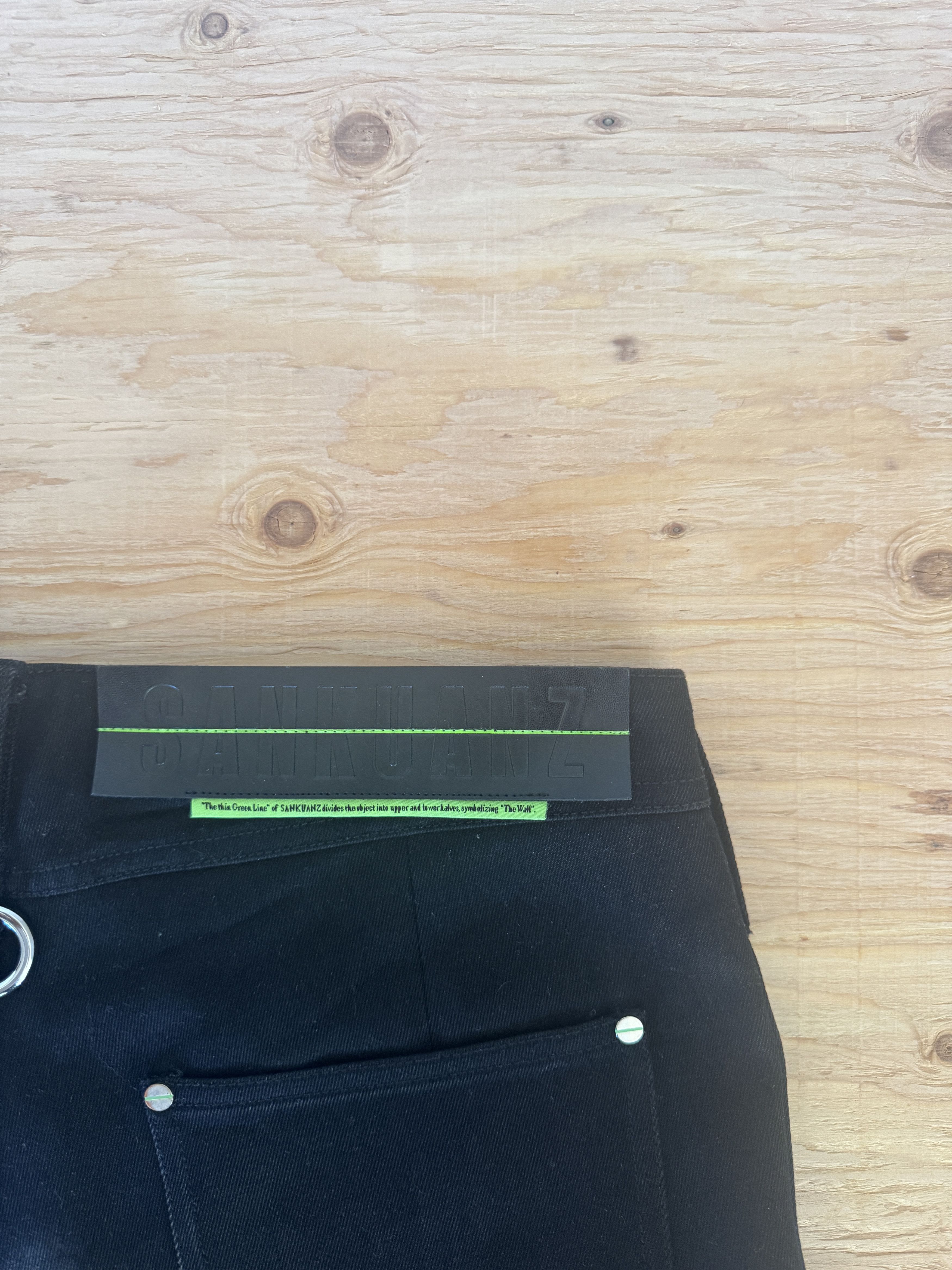 Sankuanz Sankuanz Black Exposed Zipper Cargo Pants Size US 32 / EU 48 - 5 Thumbnail