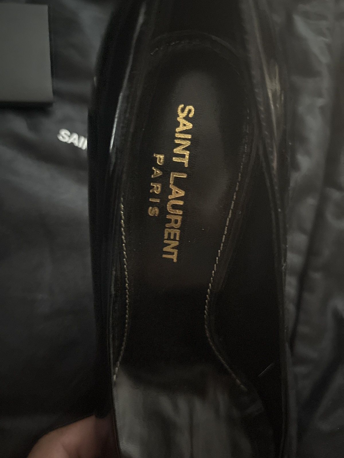 Saint Laurent Paris Saint Laurent Opyum Heels Black Patent, Size US 6.5 / IT 36.5 - 7 Thumbnail
