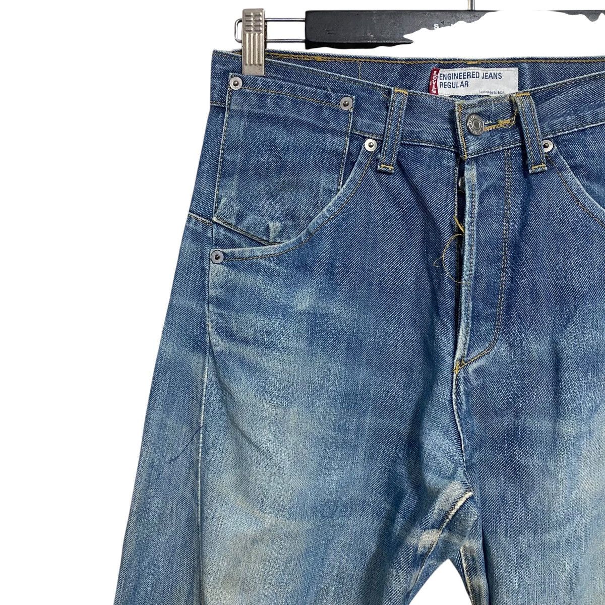 Levi's Vintage Levis Engineered Distressed Jeans Size US 30 / EU 46 - 4 Thumbnail