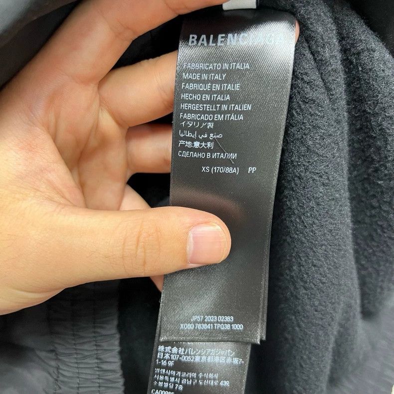 Balenciaga Logo printed high-necked zipper long sleeve jac