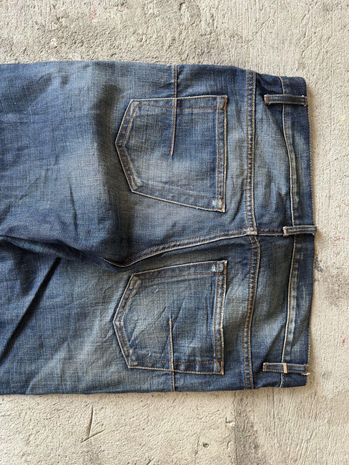 Dior AW10 Dior Homme “Under My Truck” distressed denim jeans Size US 31 - 11 Thumbnail