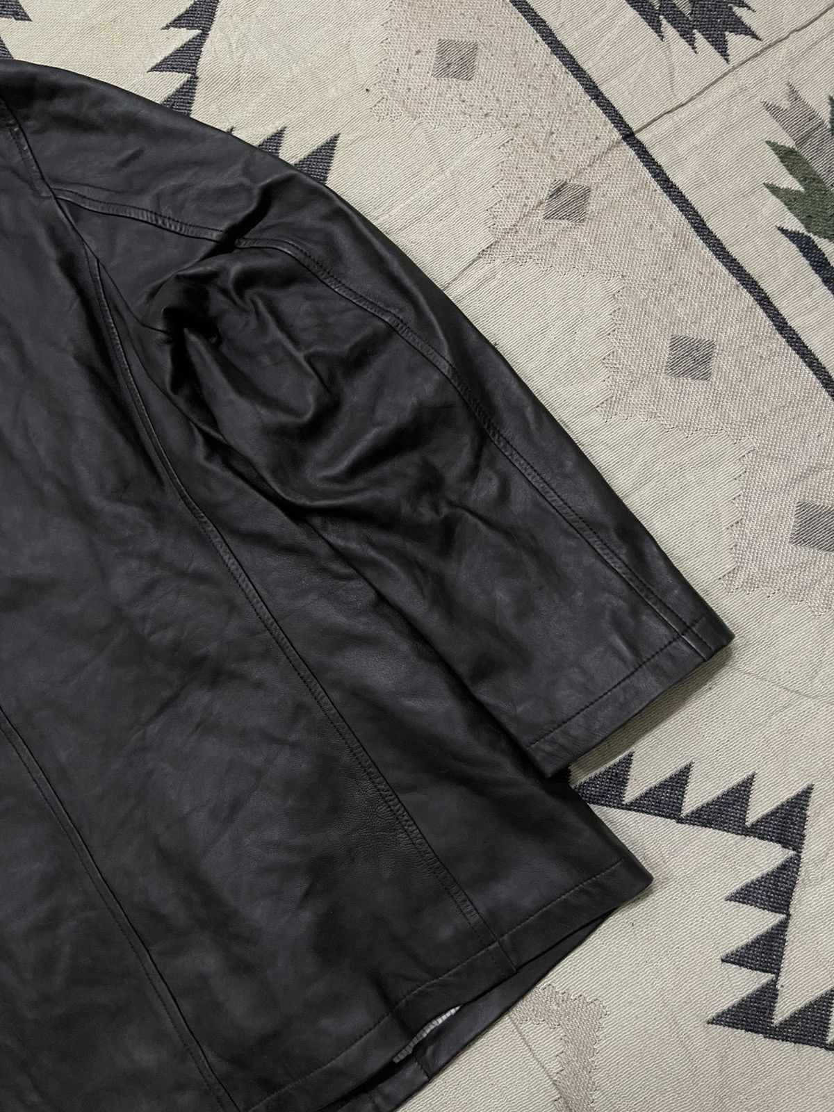Junya Watanabe 90s JUNYA WATANABE COMME DES GARCONS LEATHER COAT Size US S / EU 44-46 / 1 - 10 Thumbnail