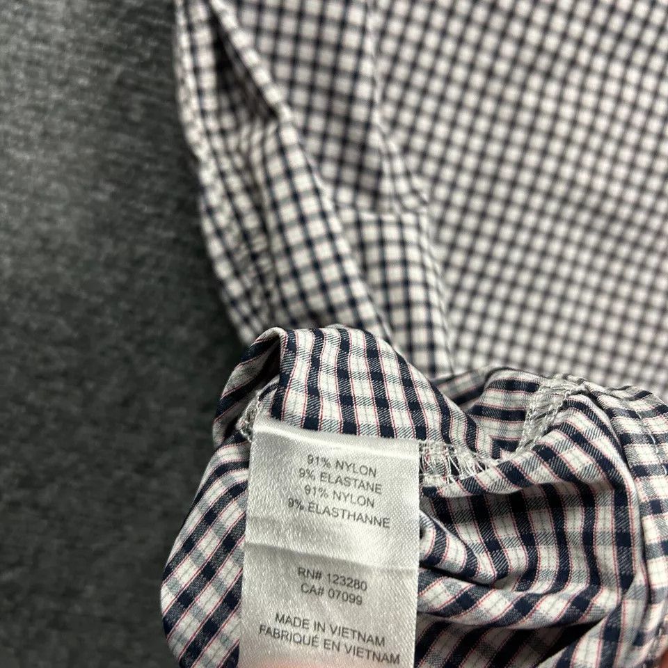 TravisMathew Travis Mathew Shirt Mens XXL Check Button Up Stretch Size US XXL / EU 58 / 5 - 8 Thumbnail