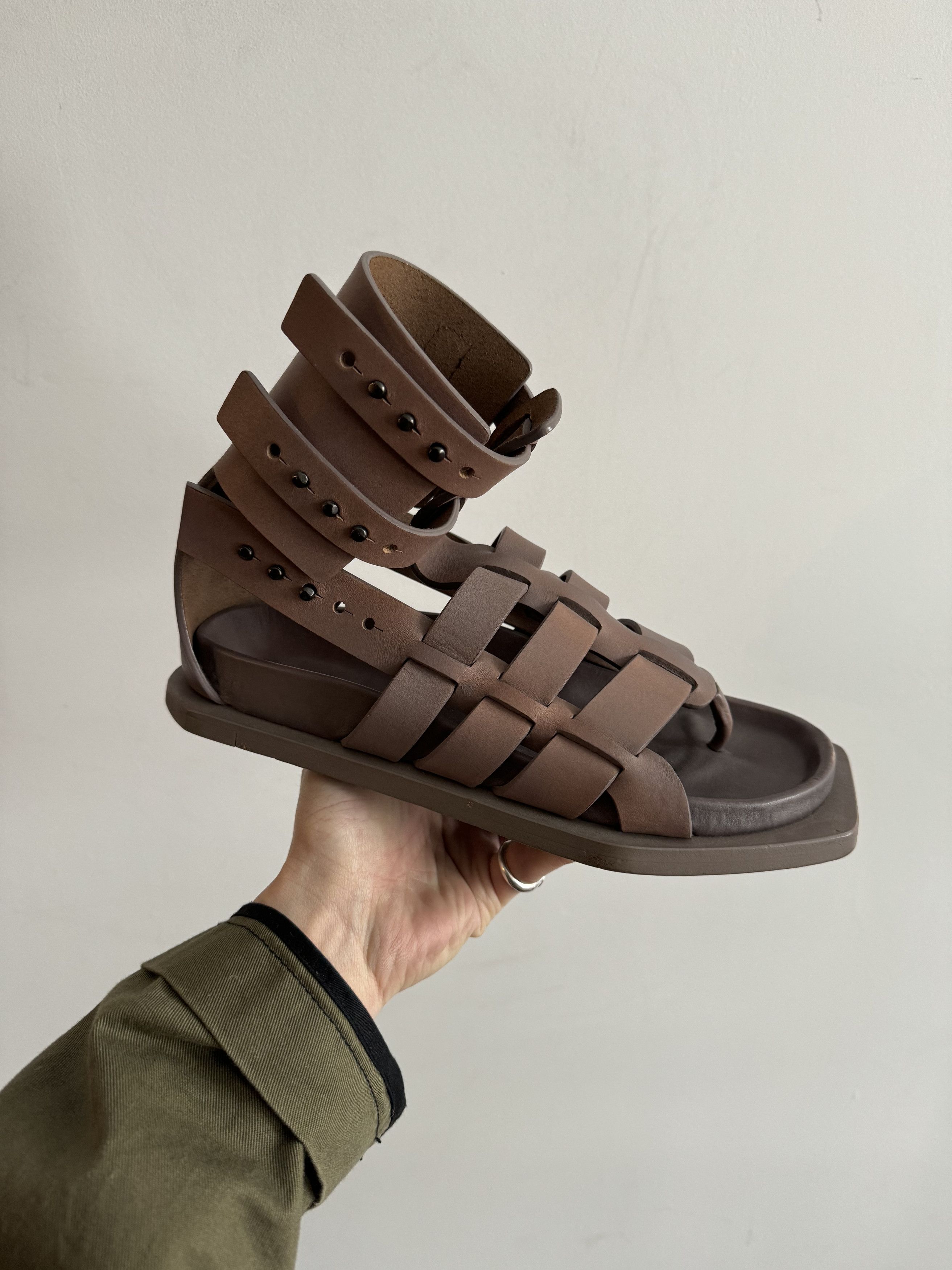 Rick Owens ss2016 Rick Owens Runway Sandals Size 38.5 Size US 8.5 / IT 38.5 - 6 Thumbnail