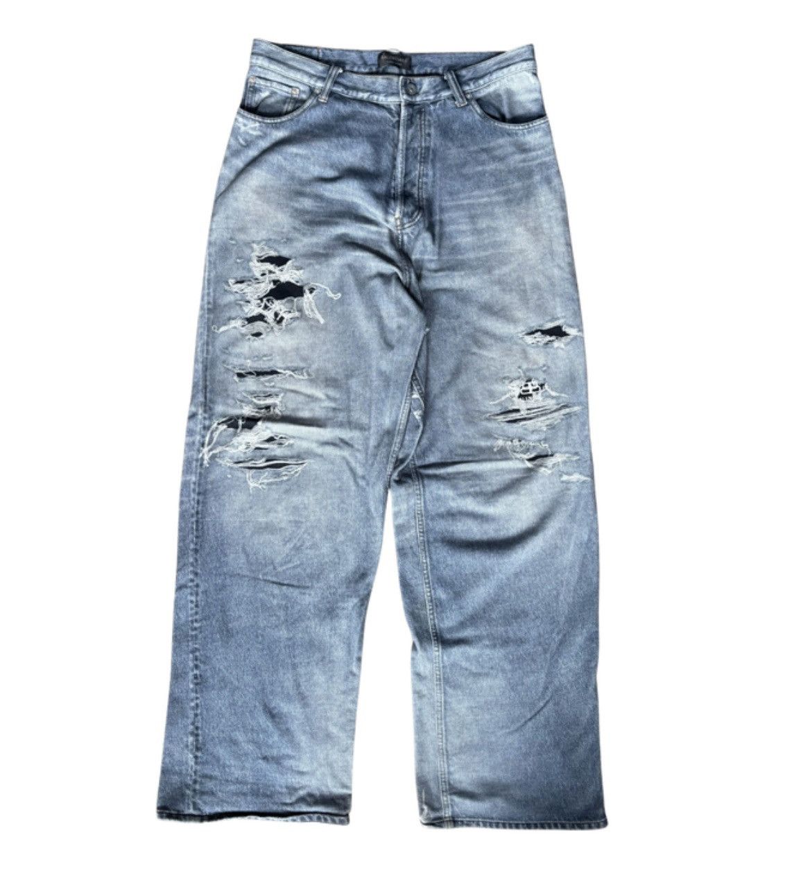 Balenciaga Balenciaga Tromp Loeil Jeans Size US 32 / EU 48 - 1 Thumbnail