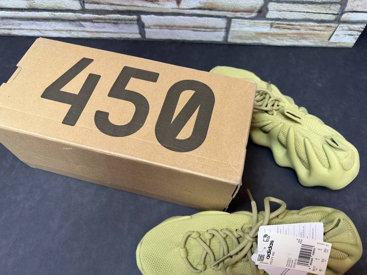 Adidas × Yeezy Adidas Yeezy 450 Risen Us 8.5 New Mens Size US 8.5 / EU 41-42 - 5 Thumbnail