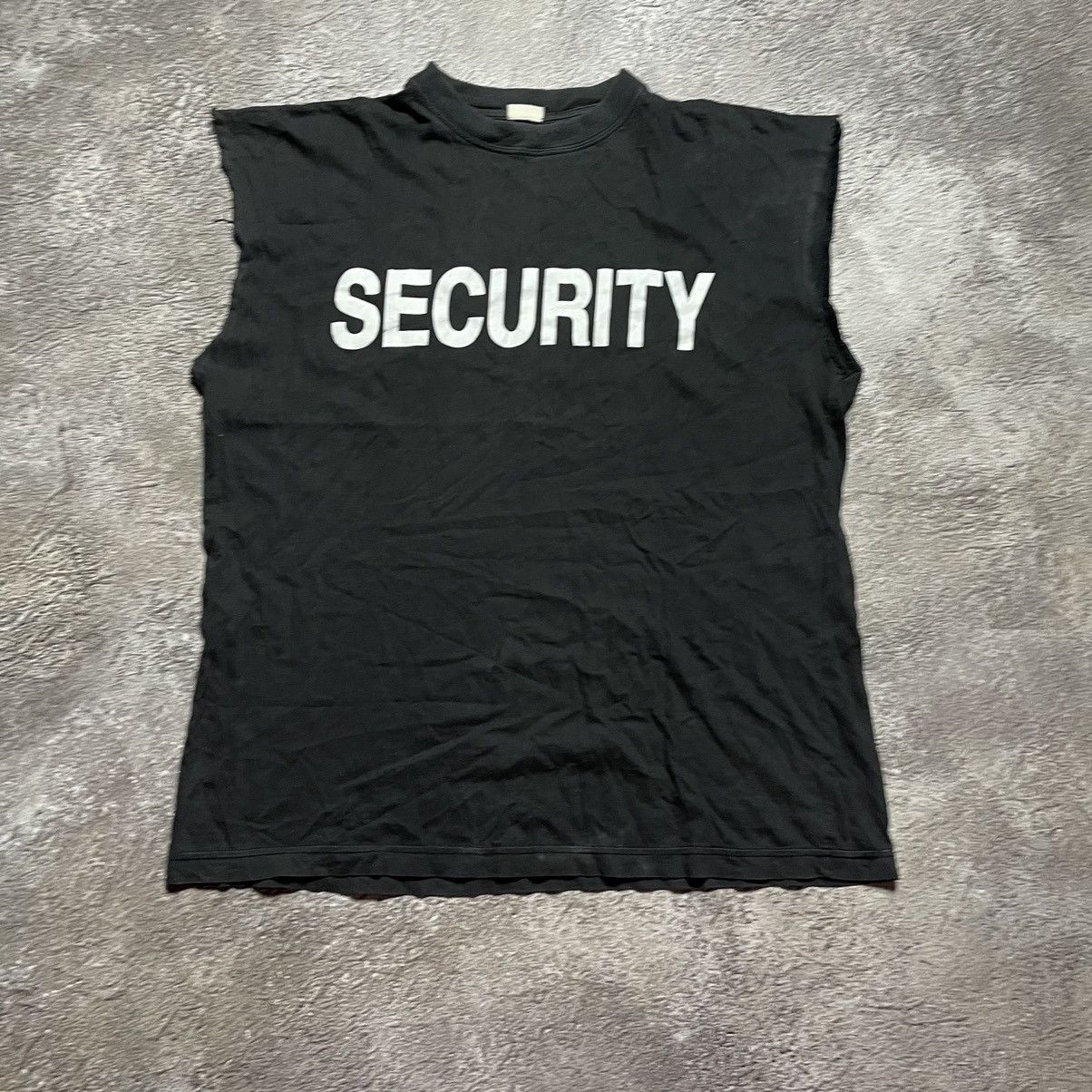 Vintage Vintage Y2K Security Logo Graphic Tank Top Streetwear Boxy L Size US L / EU 52-54 / 3 - 2 Thumbnail