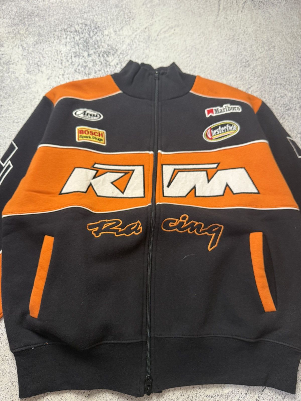Vintage Vintage KTM Racing Hoodie Jacket Marlboro Size US L / EU 52-54 / 3 - 7 Thumbnail