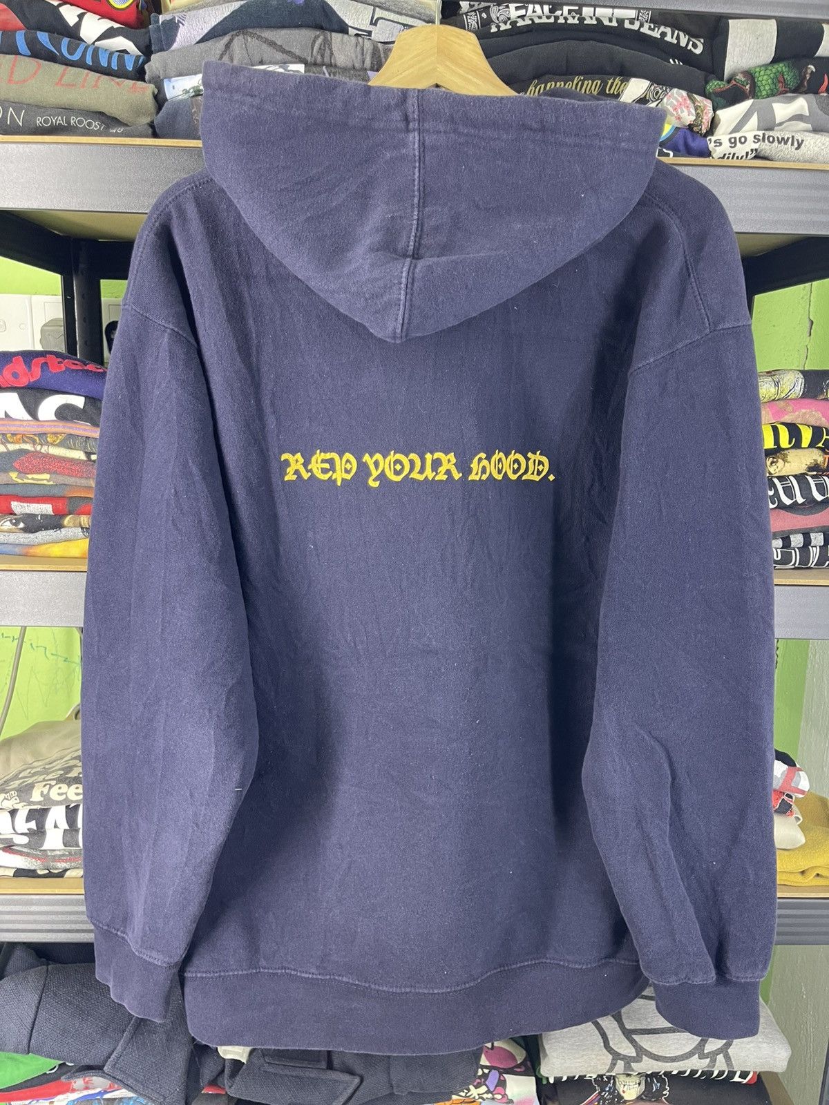 Independent Trading Co. Vintage independent Trading Company Rep Your Hood Hoodie Size US M / EU 48-50 / 2 - 11 Thumbnail