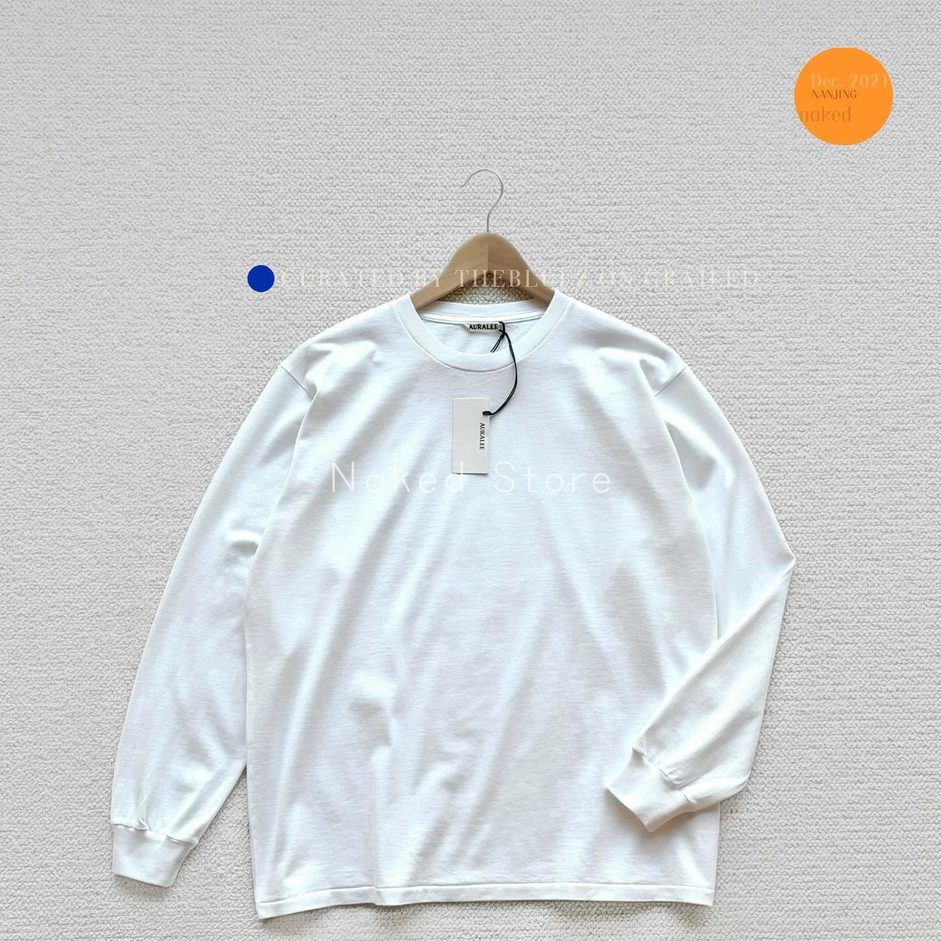 Auralee Multi Color Long Sleeve T-Shirt in XL Size US XL / EU 56 / 4 - 1 Thumbnail