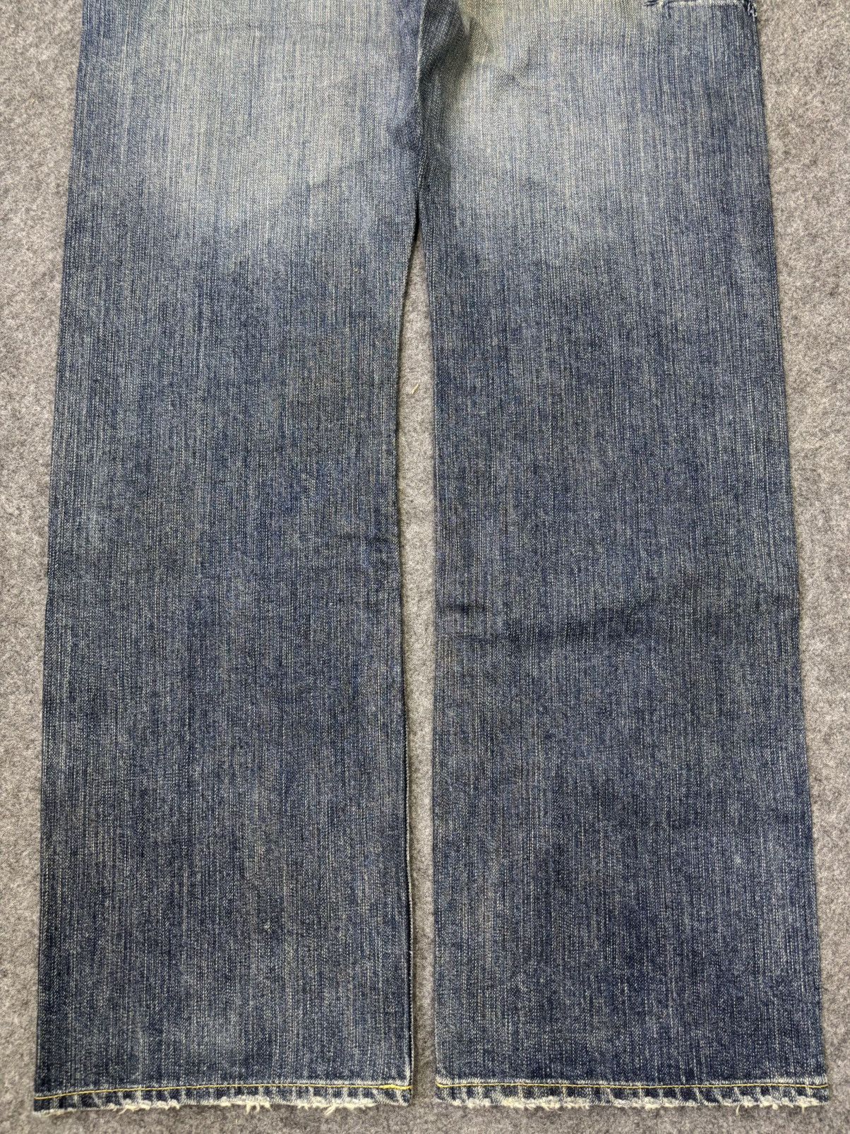 Japanese Brand 💥Insane Boro💥Archival Bartack Patchwork Denim F786 Size US 33 - 12 Thumbnail