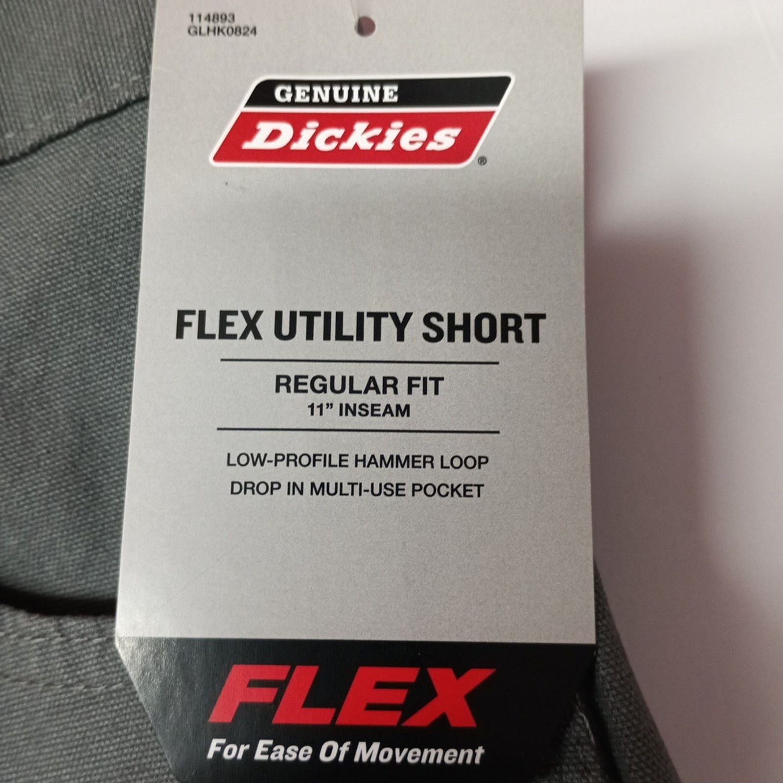 Dickies Dickies Men's Size 44 Regular Gray Work Shorts Flex Utility Size US 44 / EU 60 - 2 Thumbnail