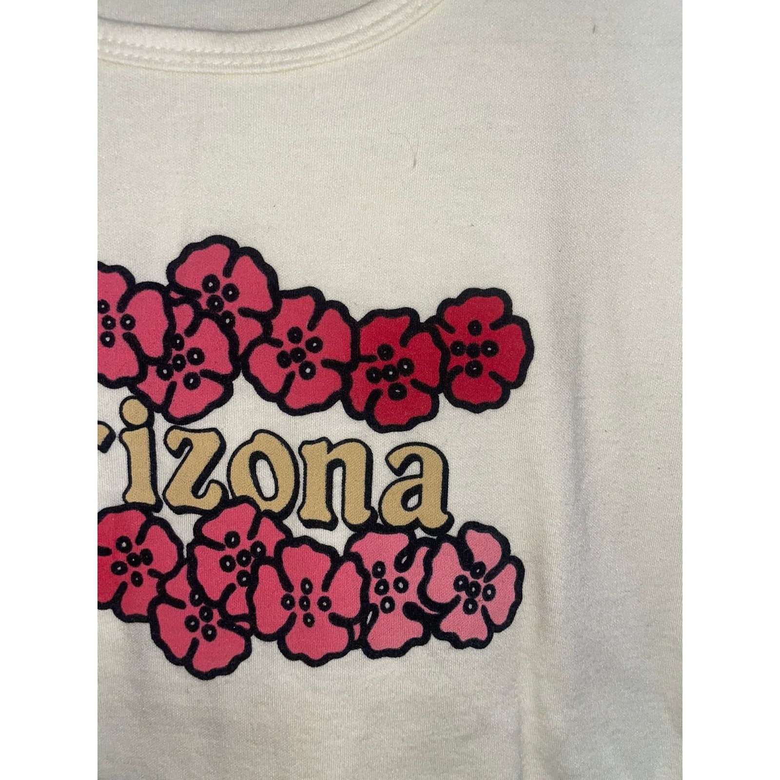 Vintage Viuntage Womens Arizona Shirt Flower State Top Tee 90s Large Size L / US 10 / IT 46 - 4 Thumbnail