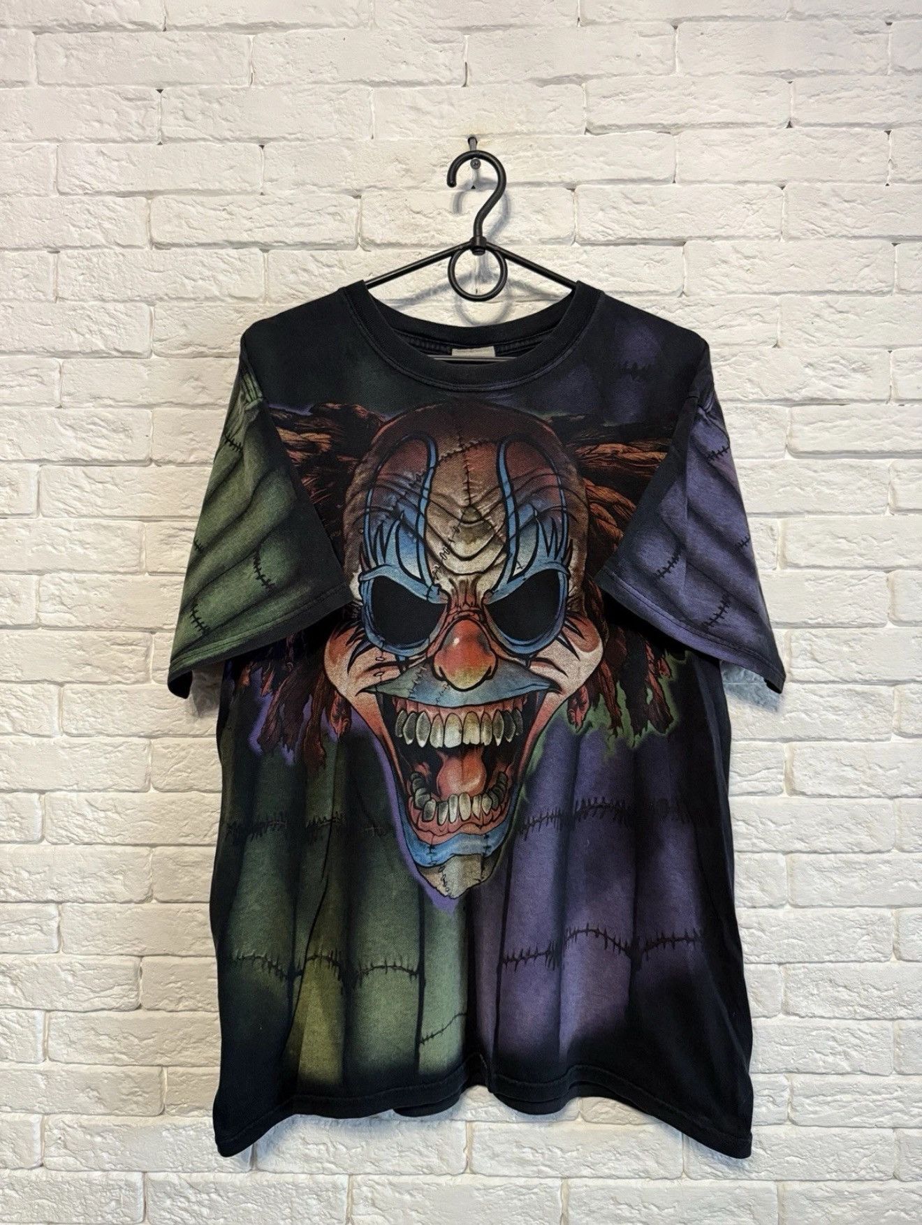 Liquid Blue Vintage Liquid Blue Clown Overprint Tshirt Sz L Size US L / EU 52-54 / 3 - 1 Thumbnail